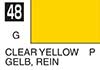 48 Clear Yellow gloss, Mr. Color solvent-based paint 10 ml. (Прозрачный Жёлтый глянцевый, краска акриловая на растворителе 10 мл.), подробнее...