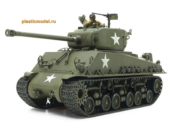 Tamiya 35346 M4A3E8 Sherman "Easy Eight" european theater (M4A3E8 Шерман «Счастливая восьмёрка» Европейский театр военных действий)