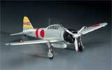 thumbnail for Hasegawa D21 Mitsubishi A6M2b Zero fighter (Zeke) Type 21 Japanese NAVY carrier fighter
