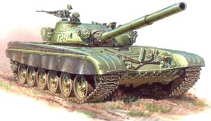 Звезда 3550  1:35, T-72B Russian main battle tank (Т-72Б Российский основной боевой танк)