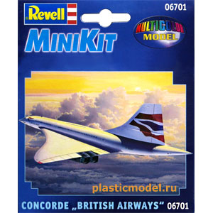 Revell 06701 , Concorde "British Airways", MiniKit (Конкорд «Бритиш эйруэйз» / «Британские авиалинии», миникомплект для лёгкой сборки)