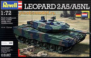 Revell 03187  1:72, Leopard 2A5/A5NL («Леопард 2» модификации A5/A5NL Немецкий основной боевой танк)