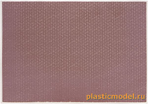Tamiya 87168 , Diorama Material Sheet, brickwork (Материал для диорам, кирпичная кладка, коричневая)