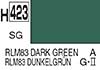 H423 RLM83 Dark Green, aqueous hobby color paint 10 ml. (RLM83 Тёмно-Зелёный, краска акриловая водная 10 мл.), подробнее...