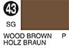 43 Wood Brown semigloss, Mr. Color spray, 100 ml (Древесный Коричневый полуматовый, краска в аэрозольной упаковке «Мр. Колор Спрей» / «Мр. Цвет Аэрозоль», 100 мл), подробнее...