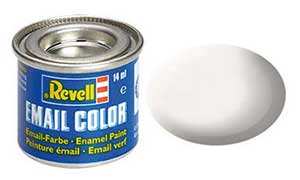 Revell 32105, 05 RAL9001 White matt (Humbrol 34), 14 ml., enamel paint "Revell Email color" (RAL9001 Белый матовый, 14 мл., эмалевая алкидная краска «Ревелл Имэйл колор»)