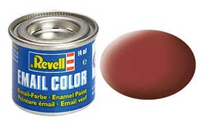 Revell 32137, 37 RAL3009 Brick Red / Reddish Brown matt (Humbrol 70), 14 ml., enamel paint "Revell Email color" (Кирпично-Красный / Красно-Коричневый матовый, 14 мл., эмалевая алкидная краска «Ревелл Имэйл колор»)
