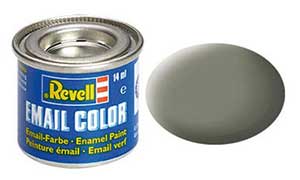 Revell 32145, 45 RAL7003 Light Olive matt (Humbrol 102), 14 ml., enamel paint "Revell Email color" (RAL7003 Светло-Оливковый матовый, 14 мл., эмалевая алкидная краска «Ревелл Имэйл колор»)