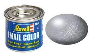 Revell 32191, 91 Iron metallic (Humbrol 191), 14 ml., enamel paint "Revell Email color" (Железо / Сталь металлик, 14 мл., эмалевая алкидная краска «Ревелл Имэйл колор»)