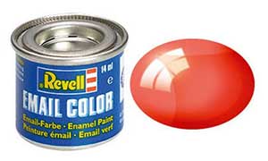 Revell 32731, 731 Red Clear gloss (Humbrol 1321), 14 ml., enamel paint "Revell Email color" (Красный Прозрачный глянцевый, 14 мл., эмалевая алкидная краска «Ревелл Имэйл колор»)
