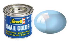 Revell 32752, 752 Blue Clear gloss, 14 ml., enamel paint "Revell Email color" (Синий прозрачный глянцевый, 14 мл., эмалевая алкидная краска «Ревелл Имэйл колор»)