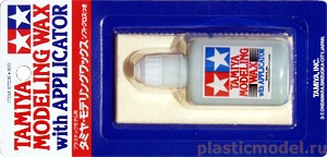Tamiya 87036, Modeling wax with applicator (Модельная паста с салфеткой)