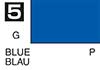5 Blue gloss, Mr. Color solvent-based paint 10 ml. (Синий глянцевый, краска акриловая на растворителе 10 мл.), подробнее...