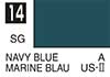 14 NAVY Blue semigloss US NAVY Aircraft, Mr. Color solvent-based paint 10 ml. (Военно-Морской Синий полуматовый воздушных средств Американских ВМС, краска акриловая на растворителе 10 мл.), подробнее...