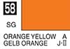58 Orange Yellow semigloss, Mr. Color solvent-based paint 10 ml. (Оранжево-Жёлтый полуматовый, краска акриловая на растворителе 10 мл.), подробнее...
