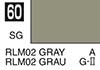 60 RLM02 Gray semigloss, Mr. Color solvent-based paint 10 ml. (RLM02 Серый полуматовый, краска акриловая на растворителе 10 мл.), подробнее...