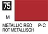 75 Metallic Red metallic, Mr. Color solvent-based paint 10 ml. (Металлический Красный металлик, краска акриловая на растворителе 10 мл.), подробнее...