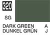 320 Dark Green semigloss, Mr. Color solvent-based paint 10 ml. (Тёмно-Зелёный полуматовый, краска акриловая на растворителе 10 мл.), подробнее...