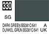 330 Dark Green BS381C/641 semigloss, Mr. Color solvent-based paint 10 ml. (BS381C/641 Тёмно-Зелёный полуматовый, краска акриловая на растворителе 10 мл.), подробнее...