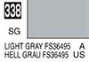 338 Light Gray FS36495 semigloss, Mr. Color solvent-based paint 10 ml. (FS36495 Светло-Серый полуматовый, краска акриловая на растворителе 10 мл.), подробнее...