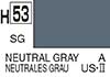 H53 Neutral Gray semigloss, aqueous hobby color paint 10 ml. (Нейтральный Серый полуматовый, краска акриловая водная 10 мл.), подробнее...