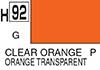 H92 Clear Orange gloss, aqueous hobby color paint 10 ml. (Прозрачный Оранжевый глянцевый, краска акриловая водная 10 мл.), подробнее...