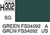 H302 Green FS34092 semigloss, aqueous hobby color paint 10 ml. (FS34092 Зелёный полуматовый, краска акриловая водная 10 мл.), подробнее...