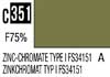 351 FS34151 Zink Chromate Green Primer Type 1 flat 75%, Mr. Color solvent-based paint 10 ml. FS34151 Хромат Цинка Зелёный Грунт Тип 1 матовый 75% краска акриловая на растворителе 10 мл), подробнее...