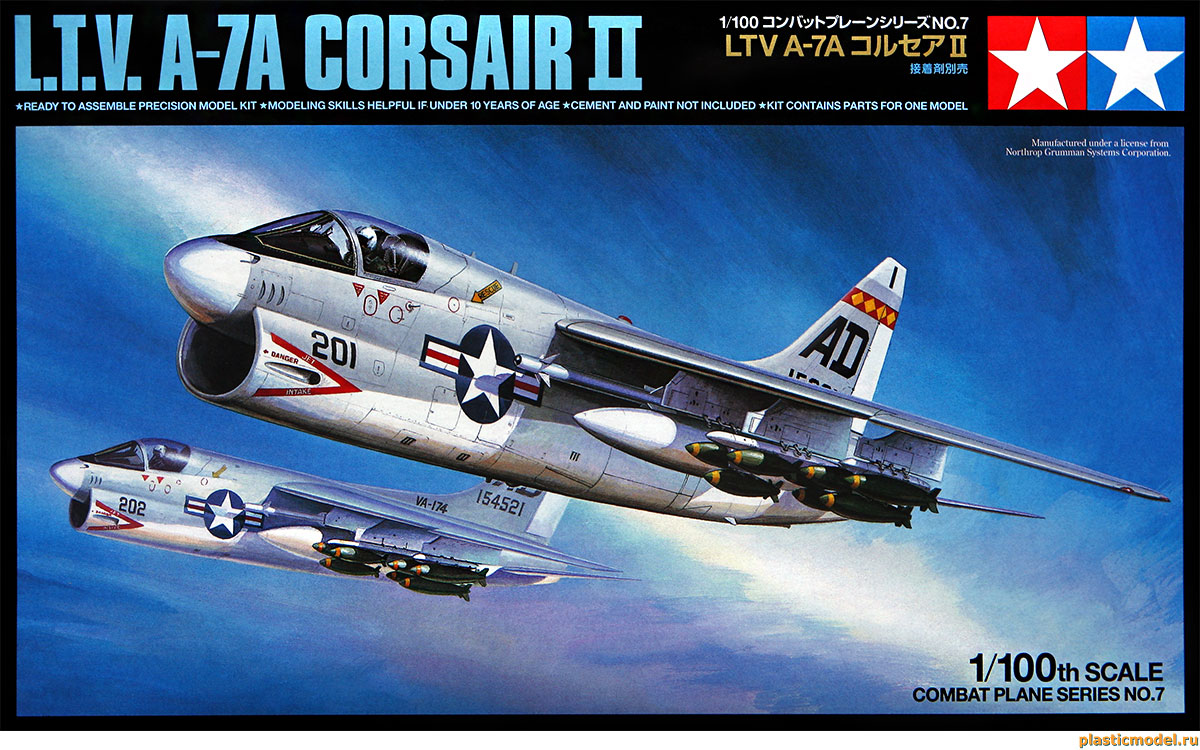 Tamiya 61607 L.T.V. A-7A Corsair II (Линг-Темко-Воут A-7А «Корсар» II)