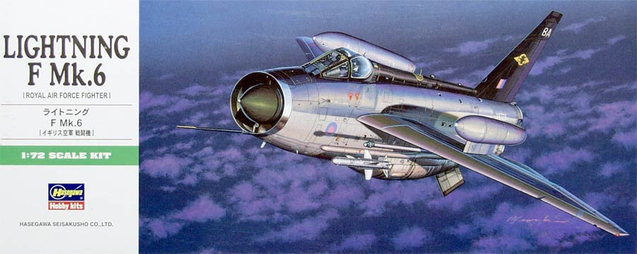 Hasegawa B15 Lightning F Mk.6 (Royal Air Force Fighter)