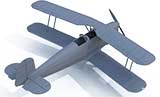 thumbnail for ICM 32030 Bücker Bü 131D, WWII German Training Aircraft (Букер Bü 131D Германский учебный самолёт 2МВ)