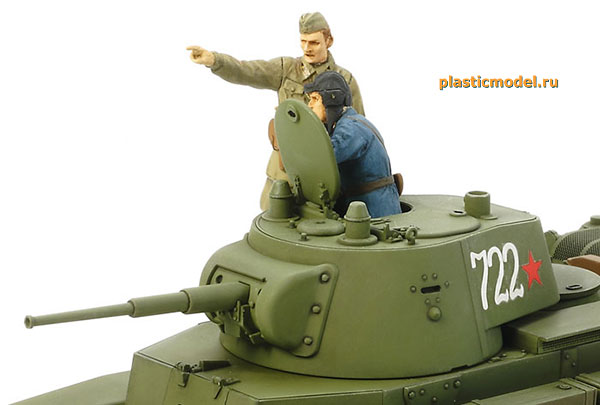 Tamiya 35327 Russian tank BT-7 model 1937 (БТ-7 образца 1937 г. Советский лёгкий танк)