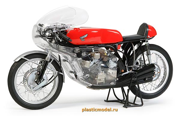 Tamiya 14127 Honda RC166 GP Racer Full View (Хонда RC166 GP «Полный обзор» с прозрачными деталями)