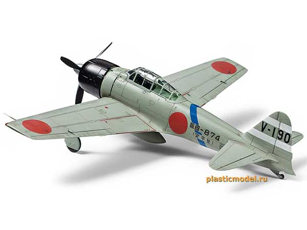 Tamiya 60784 Mitsubishi A6M3 Zero Fighter model 32 HAMP (Мицубиси А6М3 модель 32 «Зеро» японский лёгкий палубный истребитель времён Второй мировой войны)