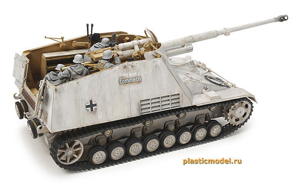 Tamiya 35335 Sd.Kfz.164 Nashorn 8.8cm Pak43/1 auf Geshützwagen III/IV («Насхорн» германская самоходная артиллерийская установка c 88-мм. пушкой Pak43/1 на шасси Geschützwagen III/IV)