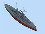 thumbnail for ICM S.014 "König", WWI German Battleship, full hull and waterline («Кёниг» Германский линейный корабль 1МВ)