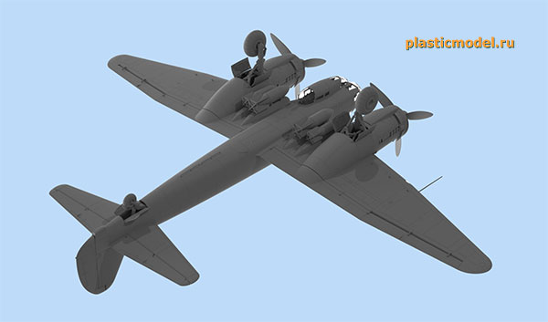 ICM 48235 Ju 88A-11, WWII German Bomber (Юнкерс Ju 88A-11 Германский бомбардировщик 2МВ)