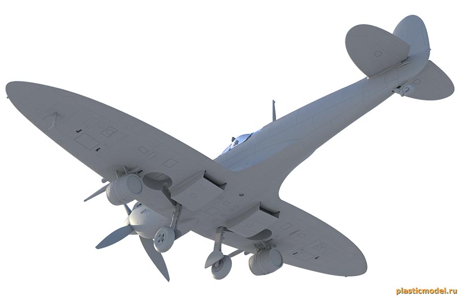 ICM 48060 Spitfire Mk.IXC "Beer Delivery" WW2 British Fighter (Супермарин Спитфайр Mk.9C «Доставка пива», Британский истребитель 2МВ)