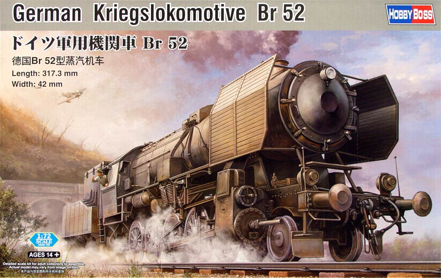 HobbyBoss 82901 German Kriegslokomotive BR-52 (BR-52 Германский паровоз)