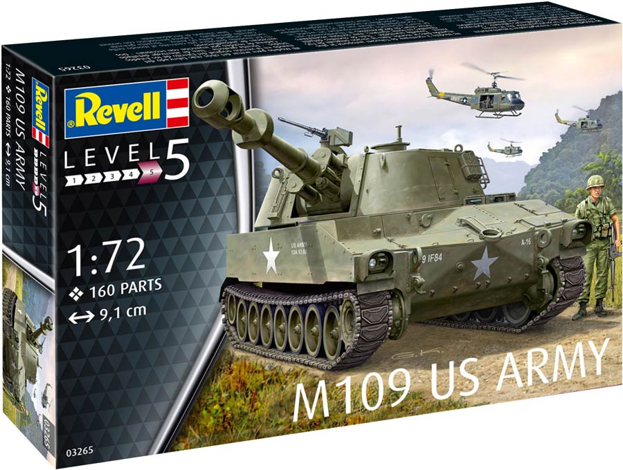 Revell 03265 M109 US Army (M109 американская самоходная гаубица)