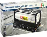 thumbnail for Italeri 3929 TecnoKar Trailer with 20' Tank (Полуприцеп контейнеровоз производства «Текнокар»  с цистерной стандарта 20-футового контейнера)