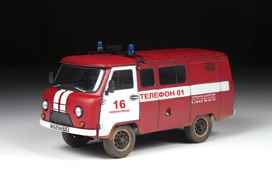 Звезда 43001 UAZ 3909 Fire Service (УАЗ 3909 «Пожарная служба»)