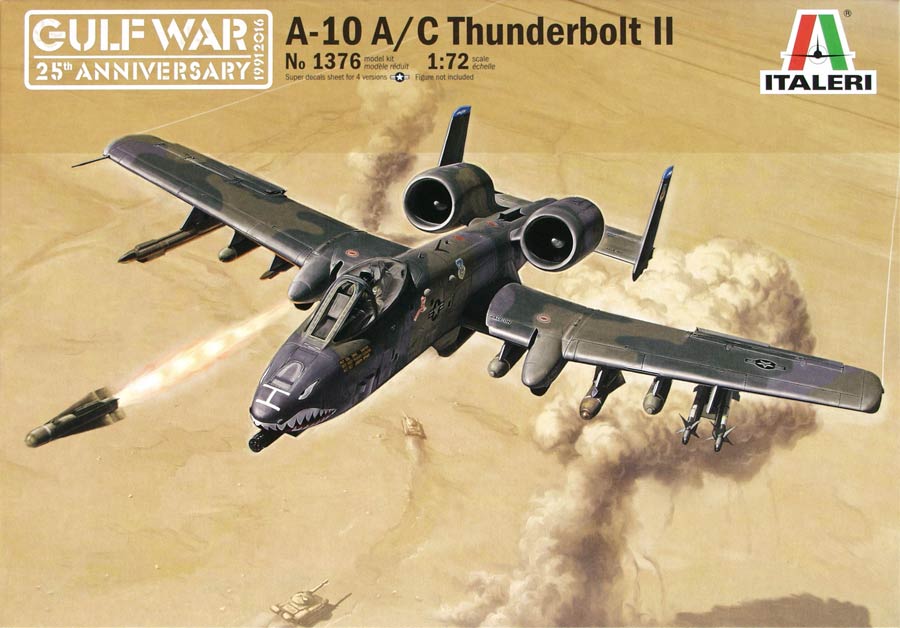 Italeri 1376 A-10A/C Thunderbolt II Gulf War (A-10A/C «Тандерболт-2» «Война в заливе»)