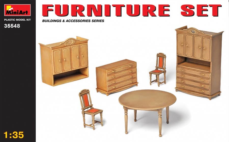 Miniart 35548 Furniture Set (Набор мебели)