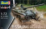 thumbnail for Revell 03328 T-55A/AM with KMT-6/EMT-5 (T-55A/AM Советский основной средний танк с колейным минным тралом КМТ-6)