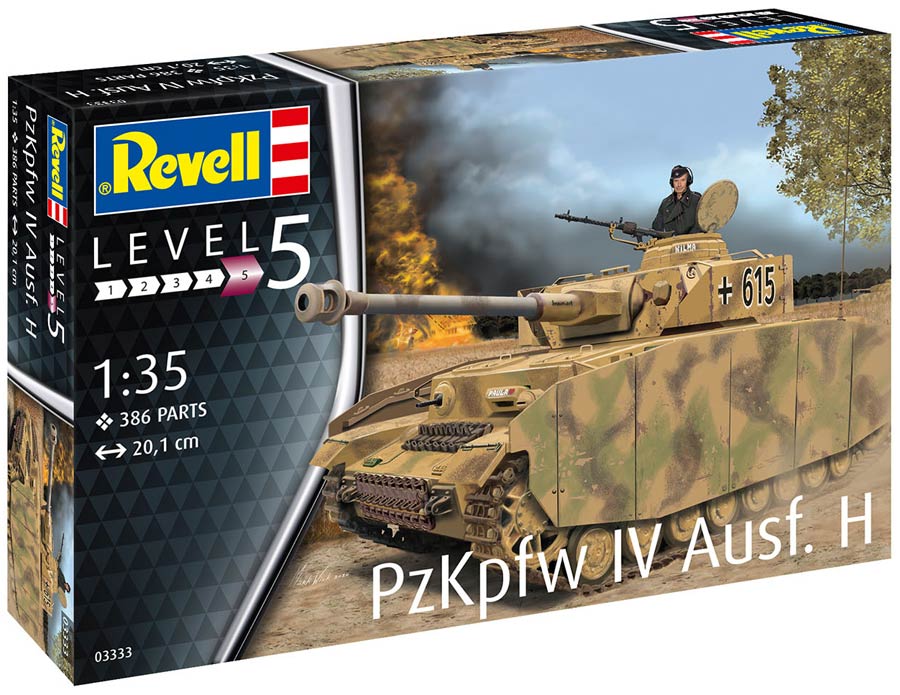 Revell 03333 Panzer IV Ausf.H (T-IV модель H немецкий средний танк)