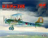 thumbnail for ICM 72243 U-2/Po-2VS WWII Soviet Light Night Bomber (У-2/По-2ВС Советский лёгкий ночной бомбардировщик 2МВ)