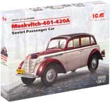 thumbnail for ICM 35484 Moskvitch-401-420A Soviet Passenger Car (Москвич-401-420А Советский легковой автомобиль)
