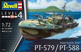 thumbnail for Revell 05165 Patrol Torpedo Boat PT-579/PT-588 late (PT-579/PT-588 патрульный торпедный катер поздний вариант)