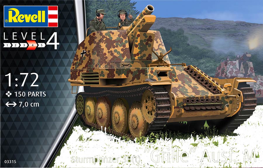 Revell 03315 Sturmpanzer 38(t) Grille Ausf. M («Грилле М» немецкая самоходная артиллерийская установка)